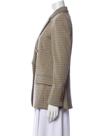 A.L.C. Plaid Print Blazer