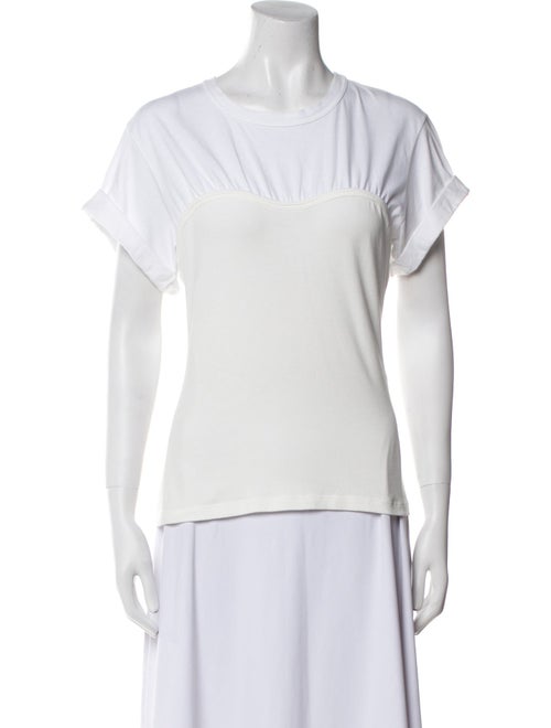 A.L.C. Bateau Neckline Short Sleeve T-Shirt