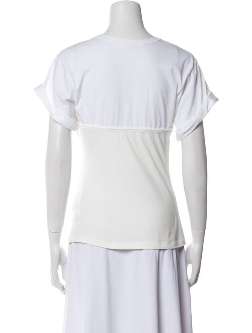 A.L.C. Bateau Neckline Short Sleeve T-Shirt