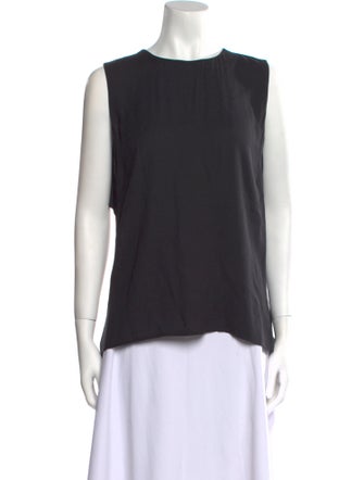 A.L.C. Silk Crew Neck Top