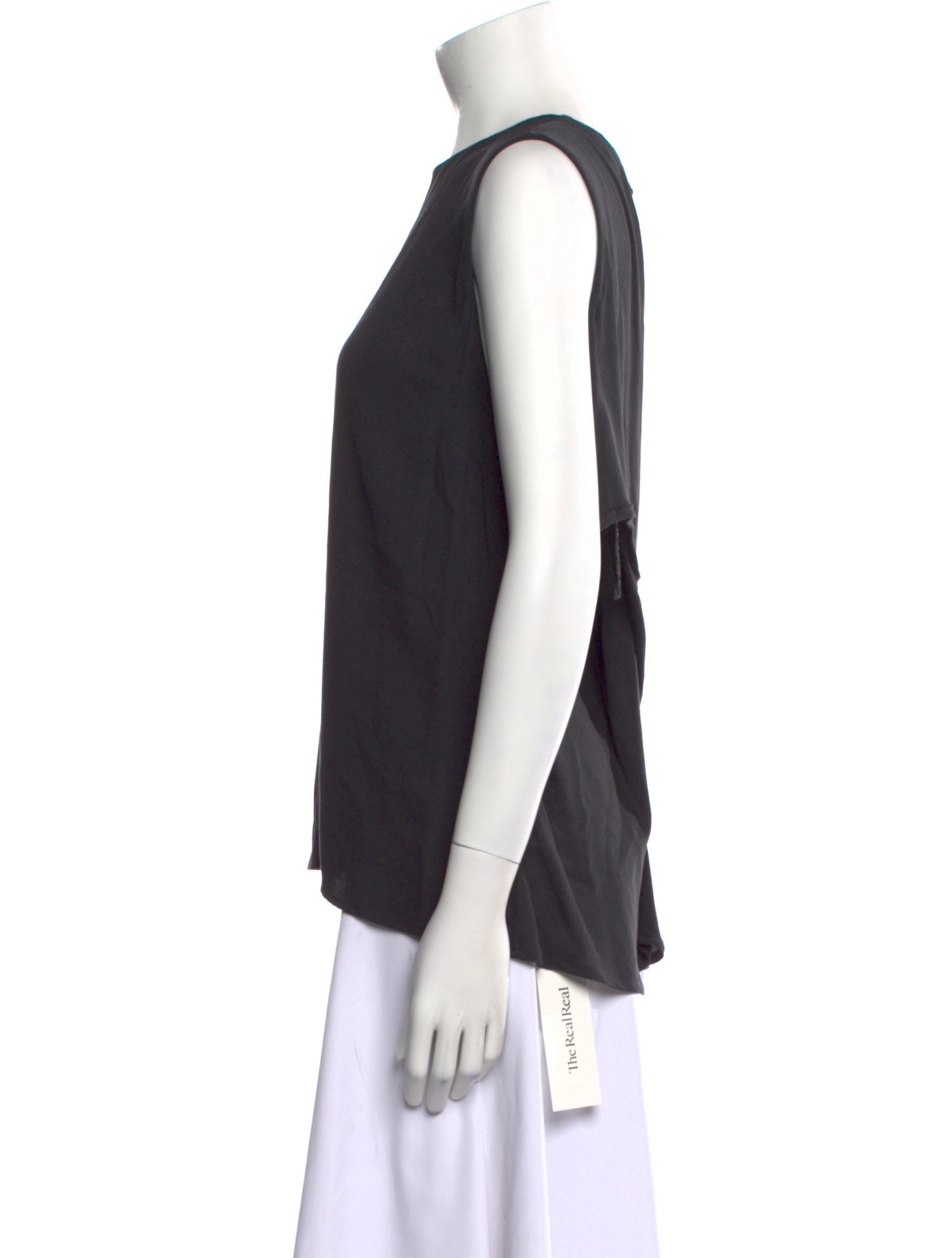 A.L.C. Silk Crew Neck Top