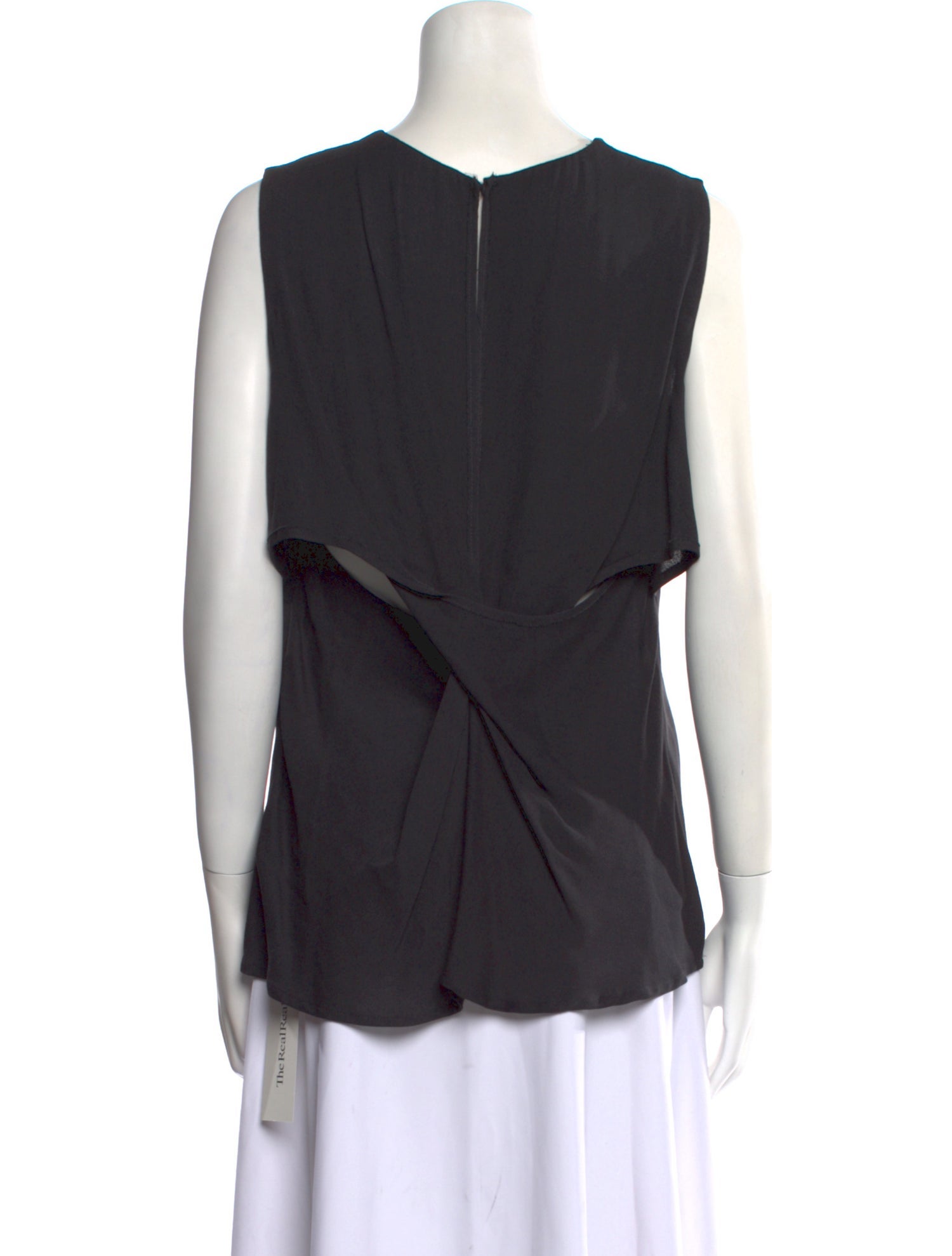 A.L.C. Silk Crew Neck Top