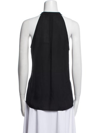 A.L.C. Silk Tie Neck Blouse