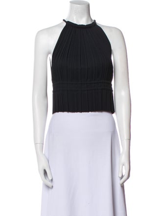 A.L.C. Halterneck Sleeveless Crop Top