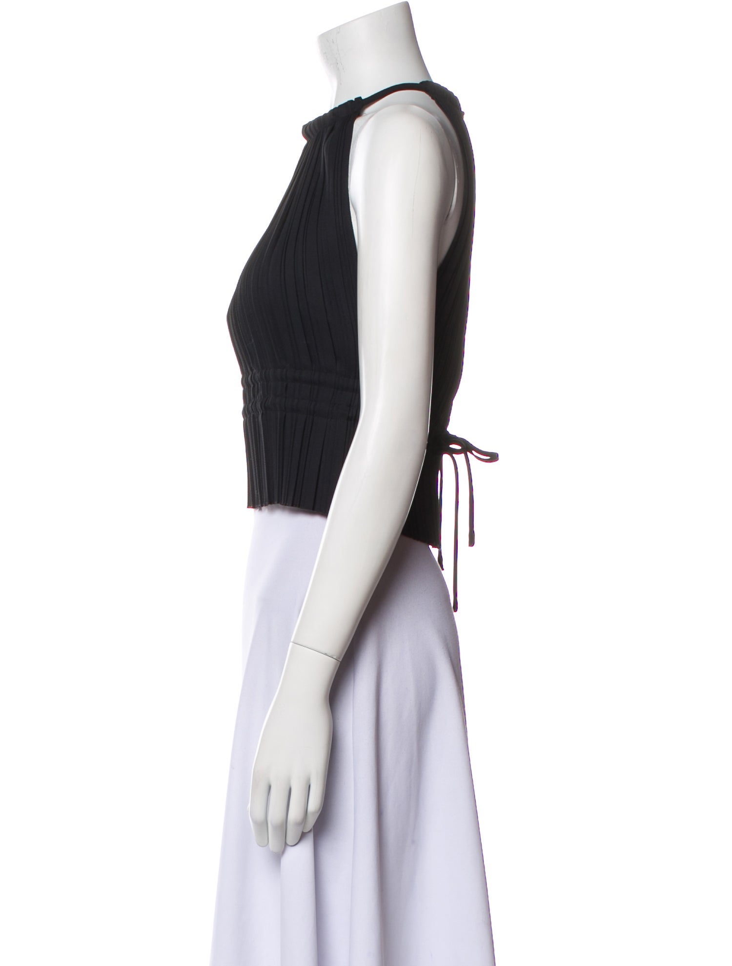 A.L.C. Halterneck Sleeveless Crop Top