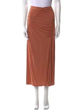 A.L.C. Ruffle Embellishment Midi Length Skirt