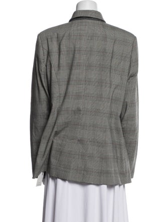 A.L.C. Plaid Print Blazer