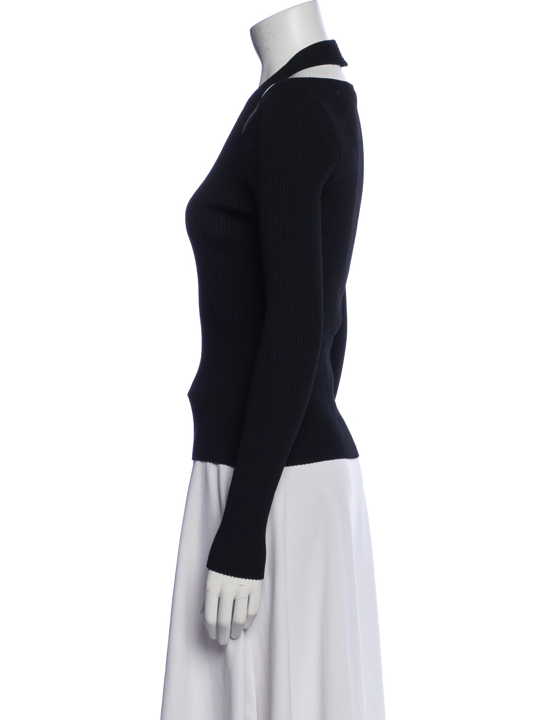 A.L.C. V-Neck Long Sleeve Top