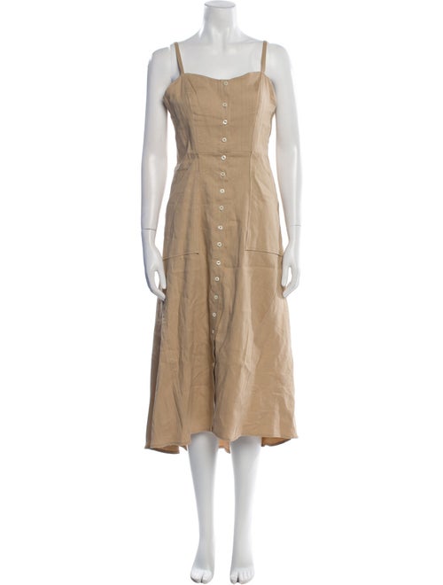 A.L.C. Linen Midi Length Dress