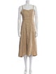 A.L.C. Linen Midi Length Dress