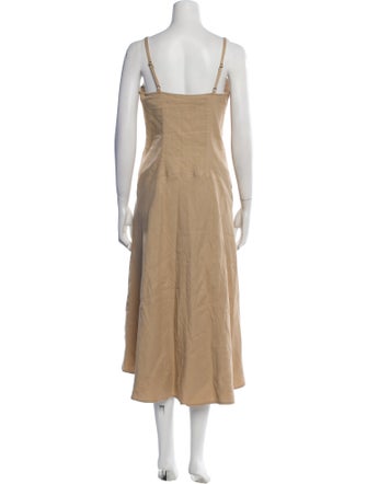 A.L.C. Linen Midi Length Dress