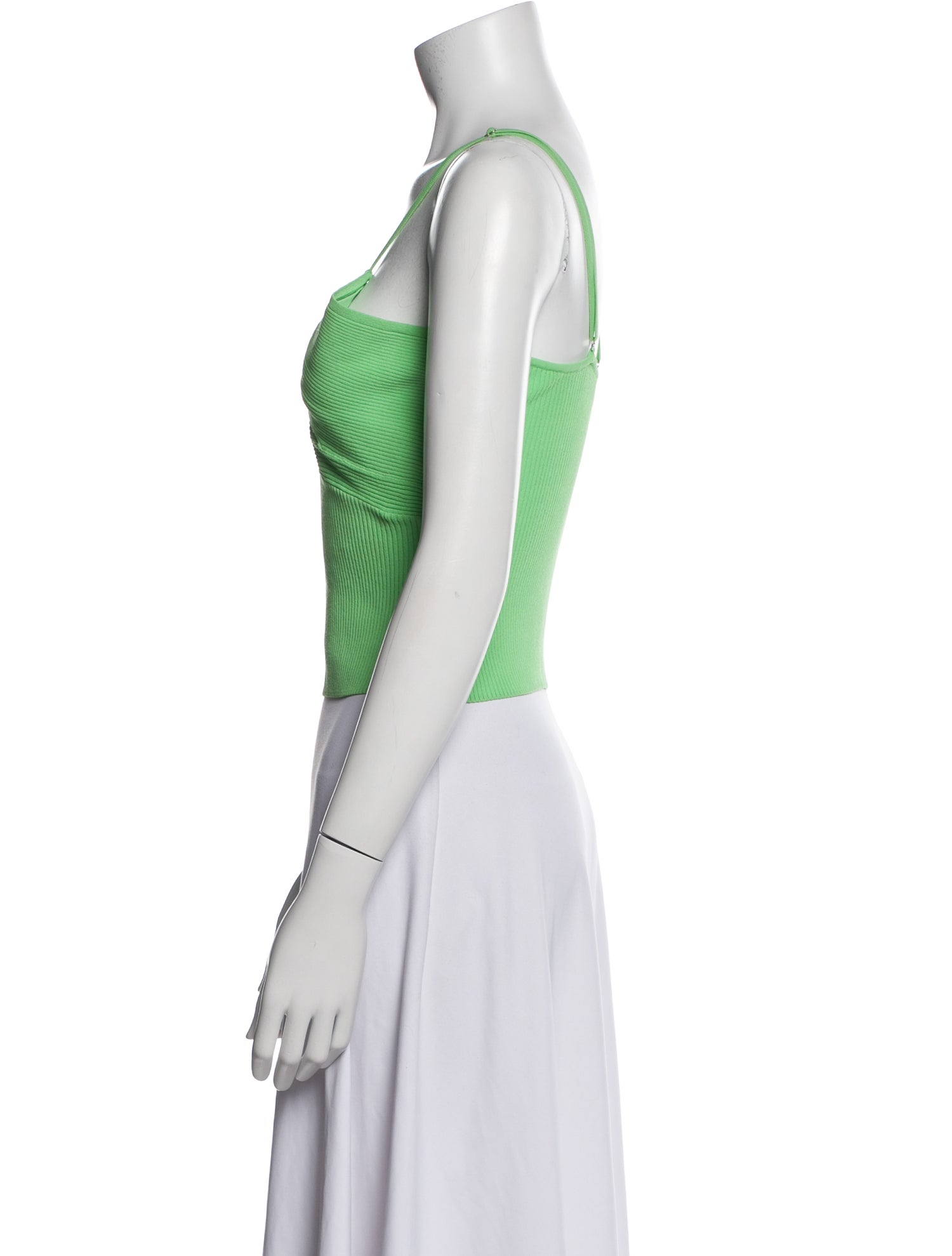 A.L.C. V-Neck Sleeveless Crop Top