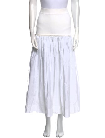 A.L.C. Ruffle Embellishment Midi Length Skirt