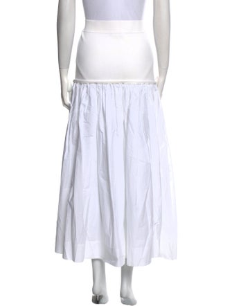 A.L.C. Ruffle Embellishment Midi Length Skirt