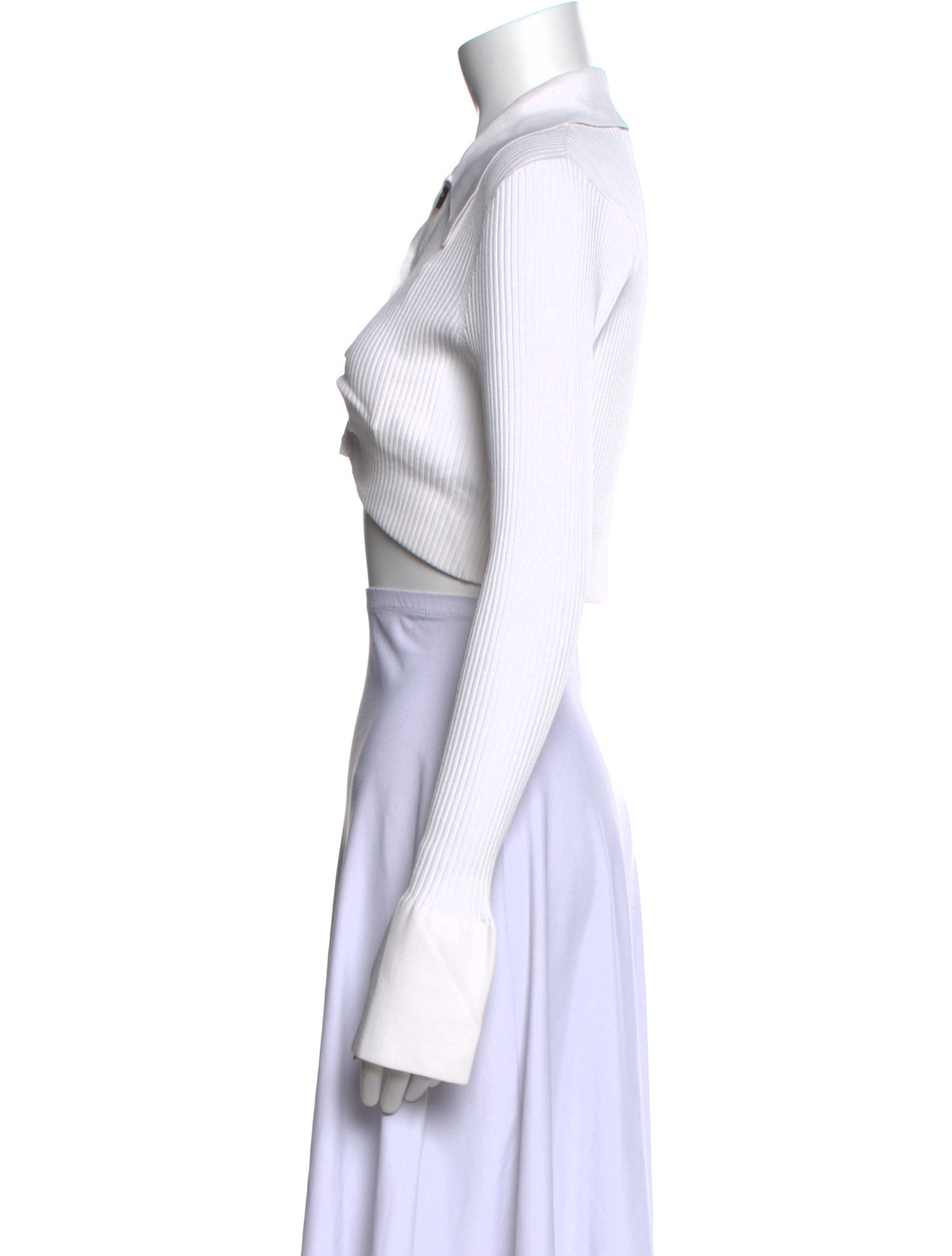 A.L.C. Long Sleeve Crop Top