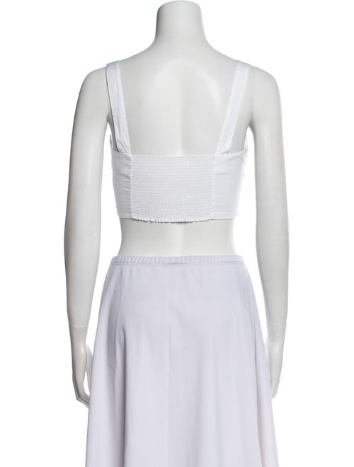 A.L.C. Square Neckline Sleeveless Crop Top