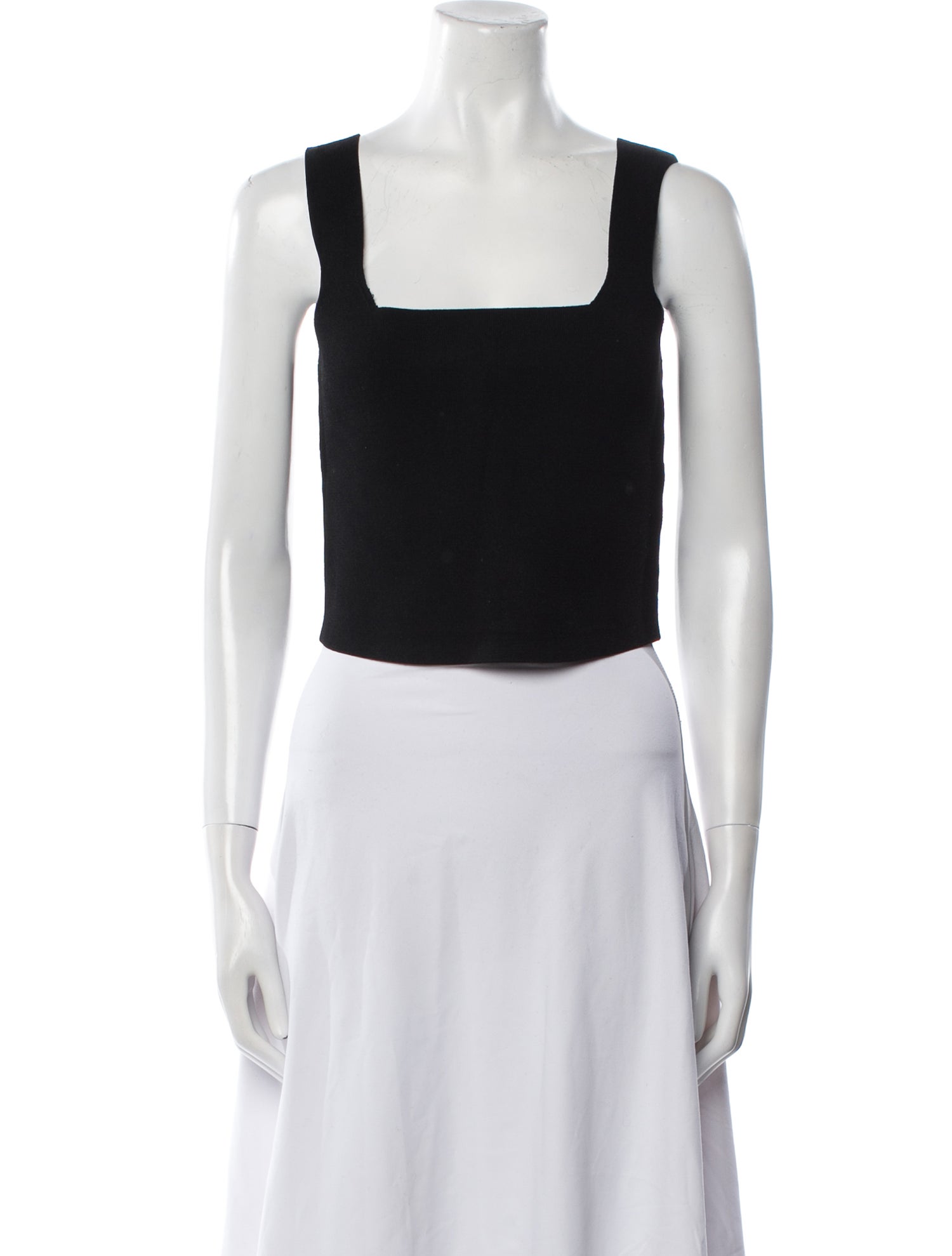 A.L.C. Square Neckline Sleeveless Crop Top