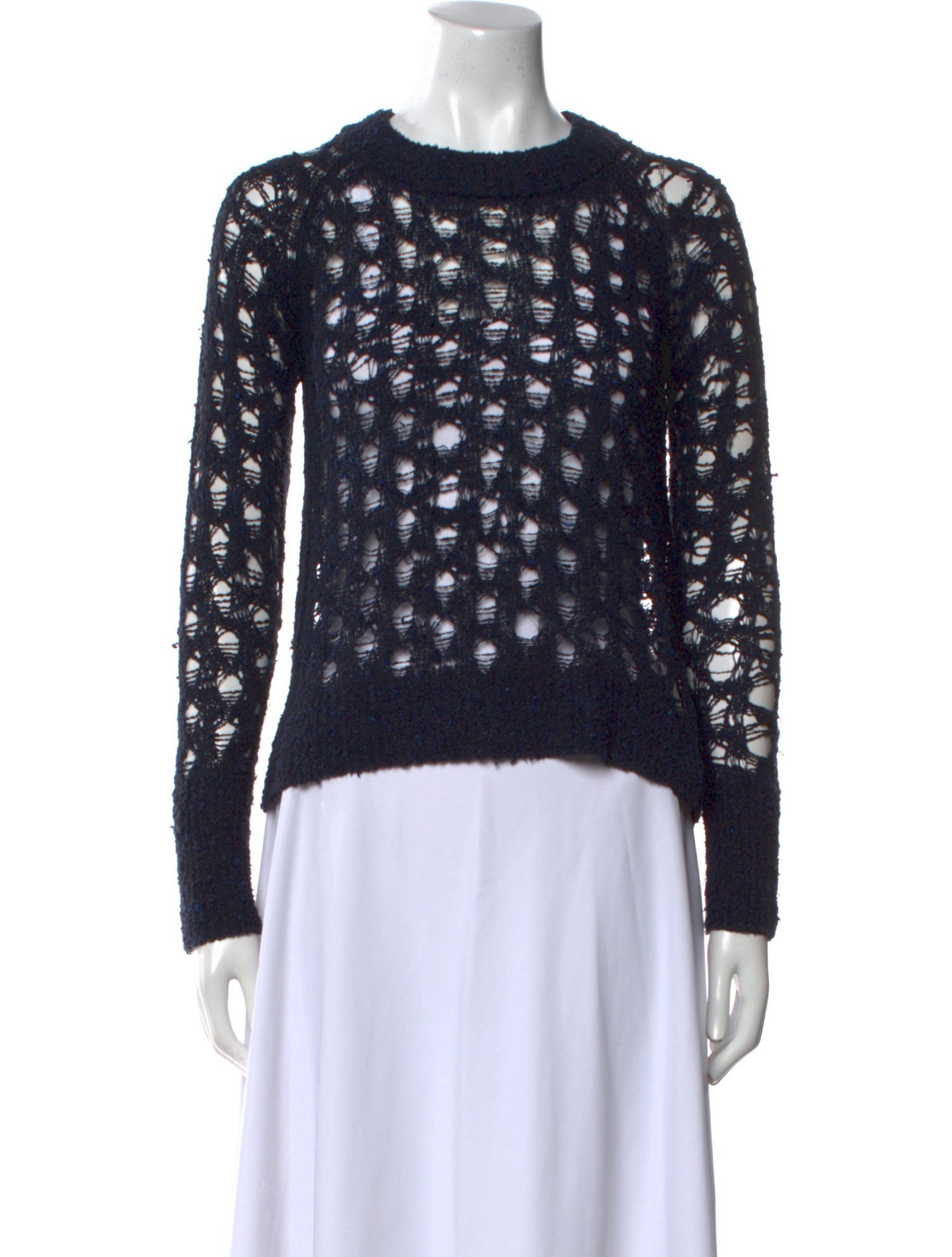 A.L.C. Silk Crew Neck Sweatshirt