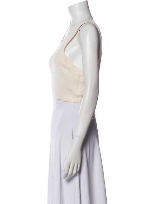 A.L.C. V-Neck Sleeveless Crop Top