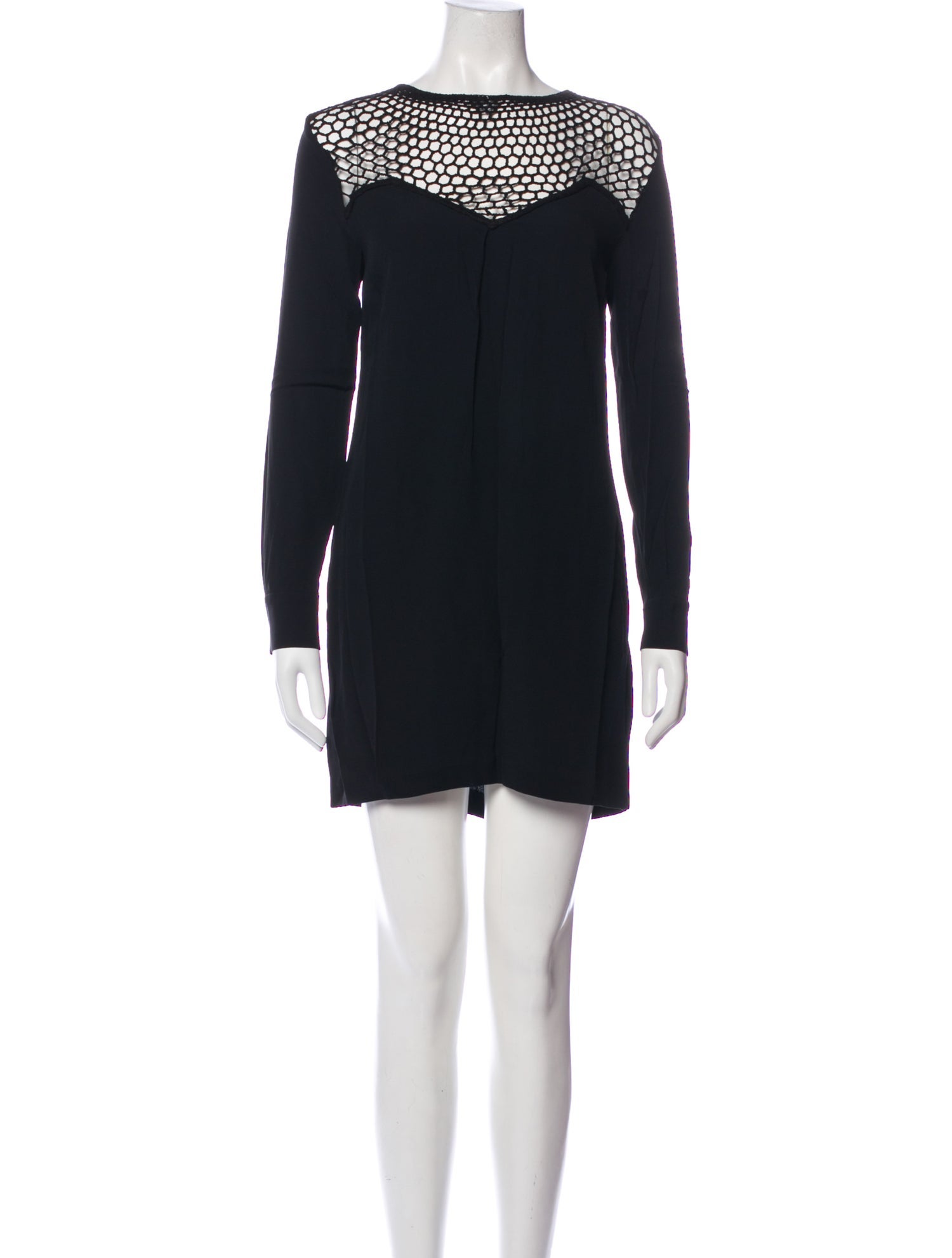 A.L.C. Bateau Neckline Mini Dress