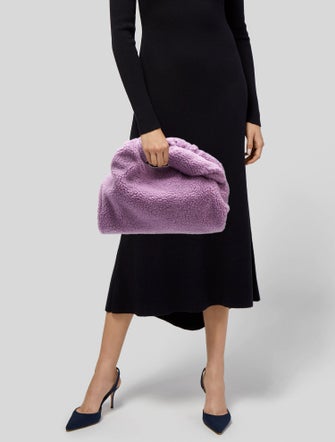 A.L.C. Faux Fur Top Handle Bag