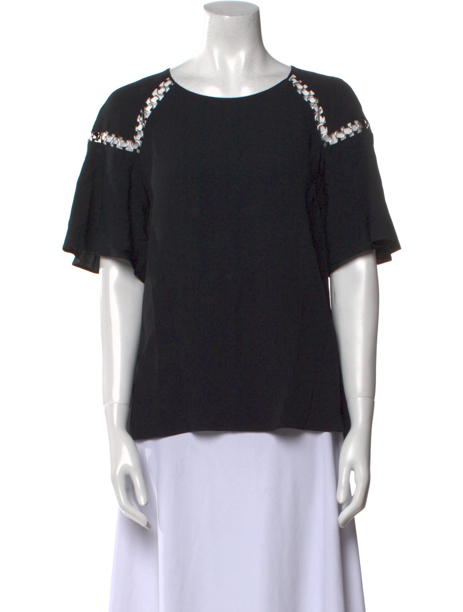 A.L.C. Scoop Neck Short Sleeve T-Shirt