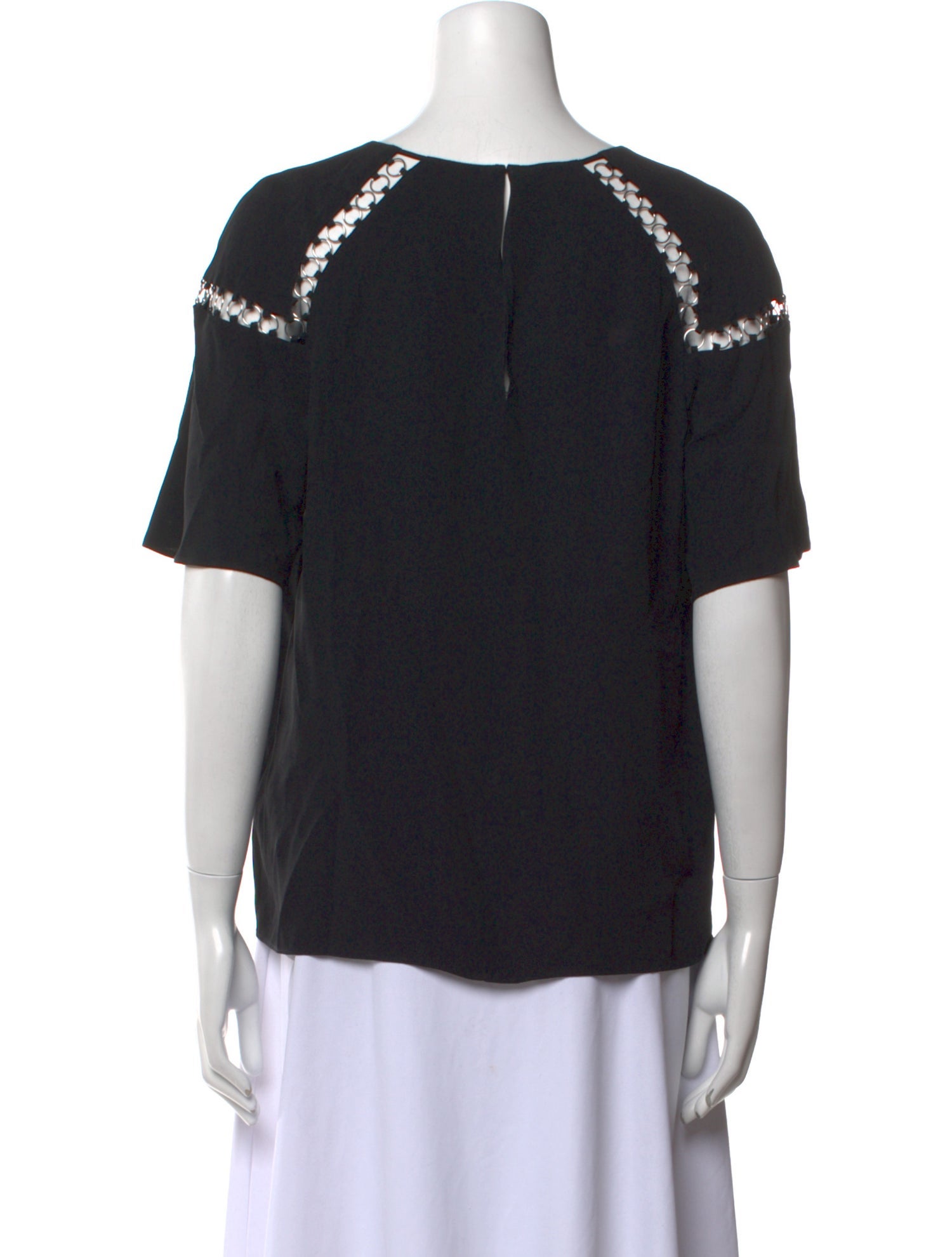 A.L.C. Scoop Neck Short Sleeve T-Shirt