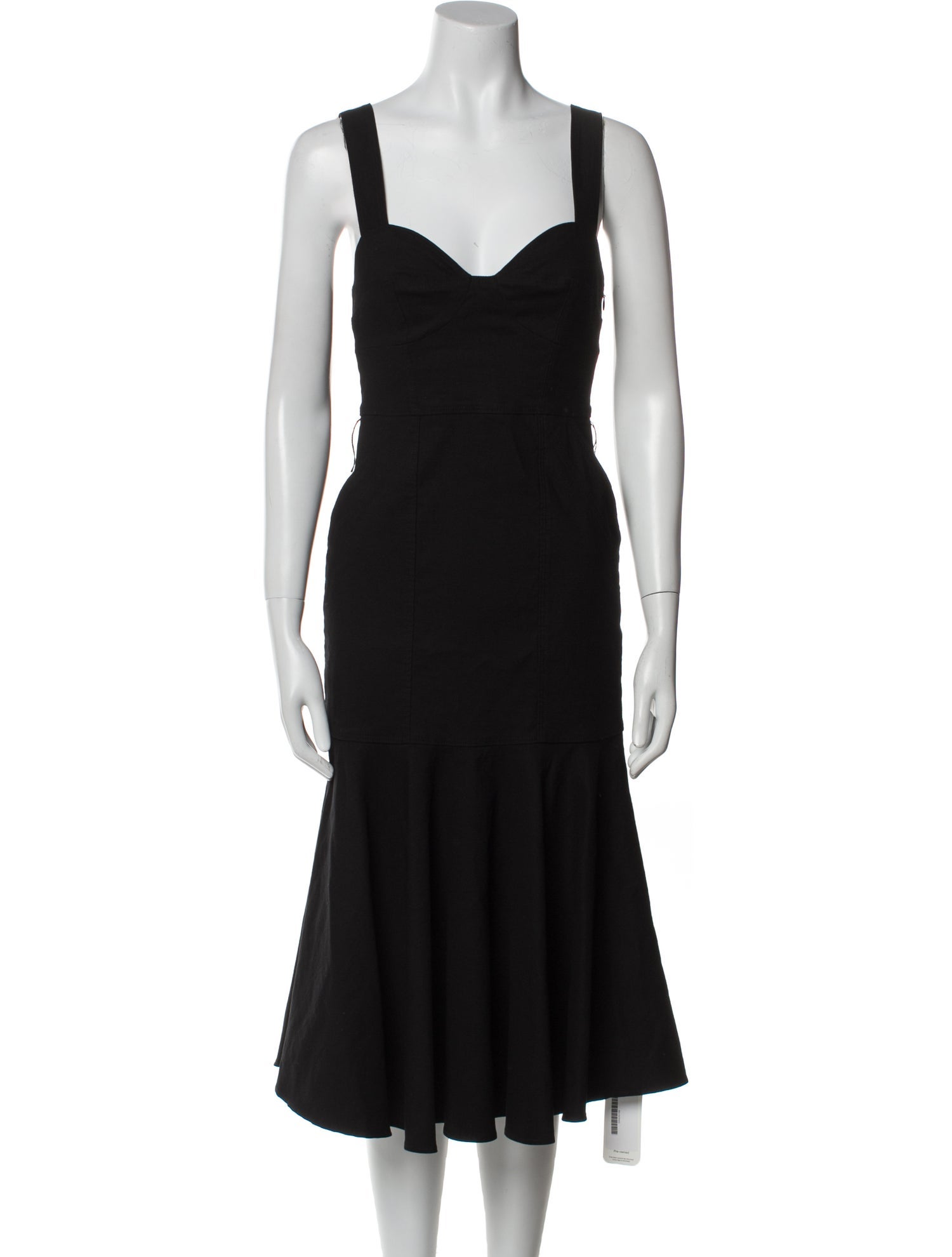 A.L.C. V-Neck Midi Length Dress