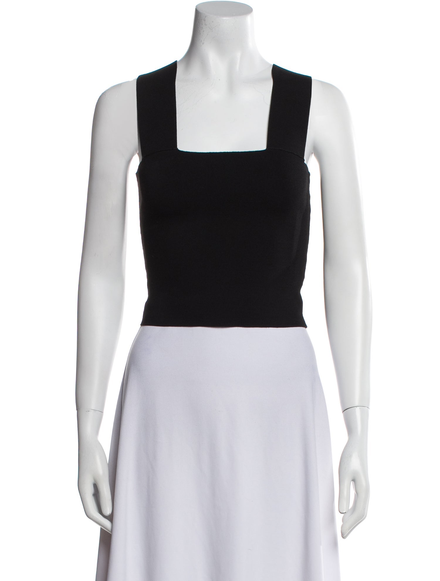 A.L.C. Square Neckline Sleeveless Crop Top