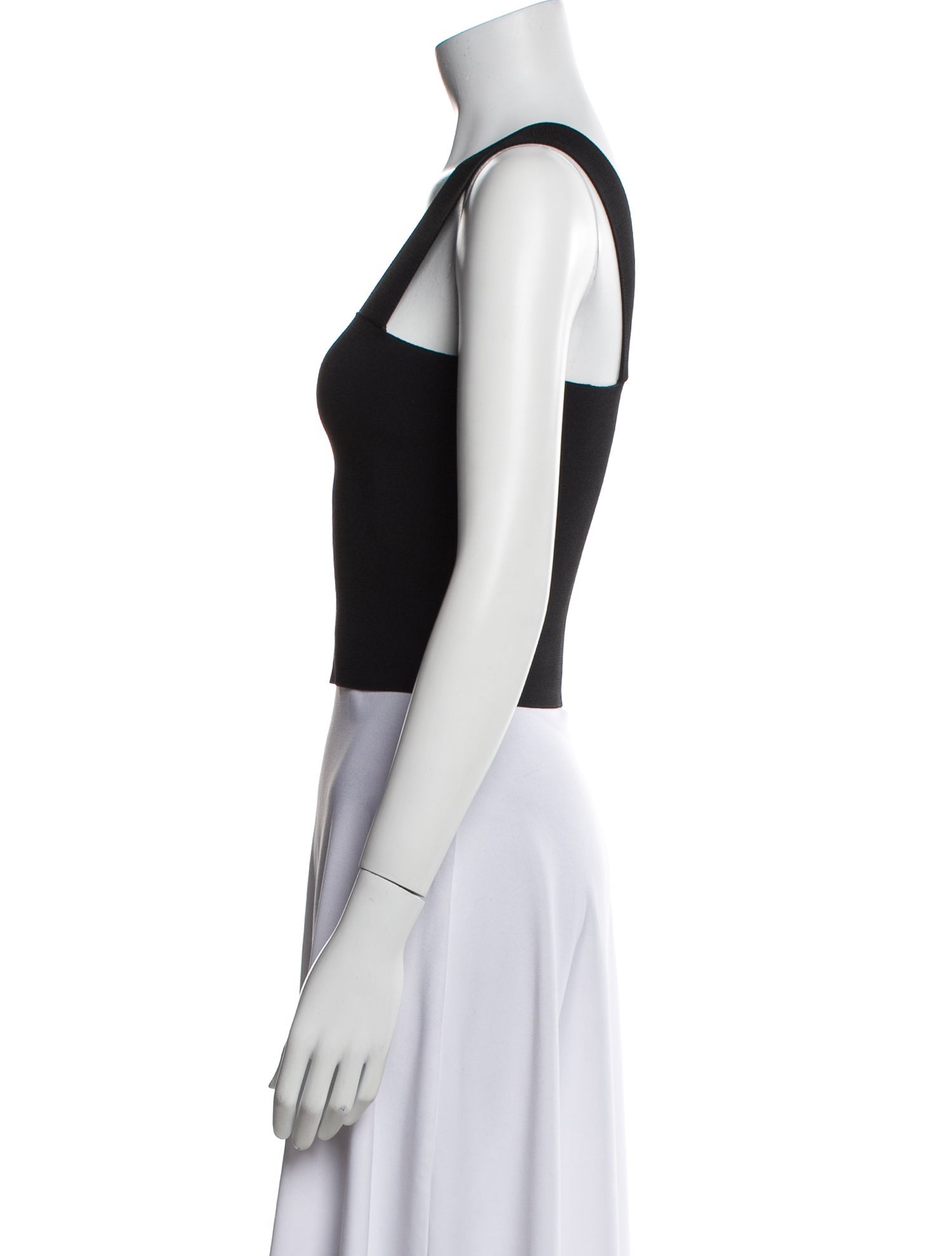 A.L.C. Square Neckline Sleeveless Crop Top