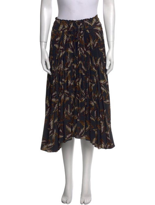 A.L.C. Printed Midi Length Skirt