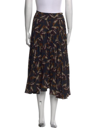 A.L.C. Printed Midi Length Skirt