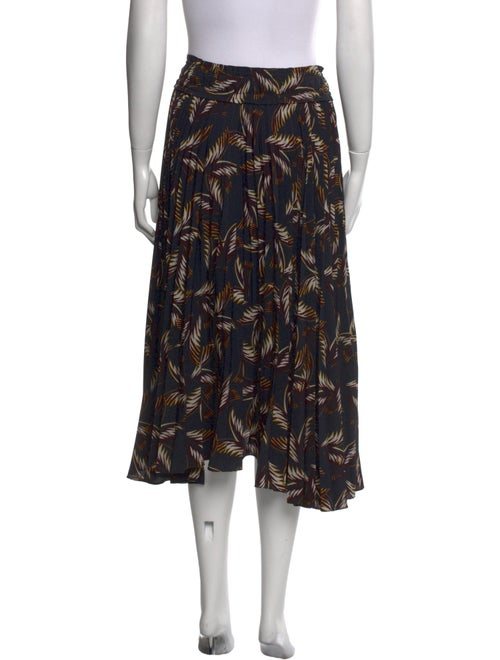 A.L.C. Printed Midi Length Skirt