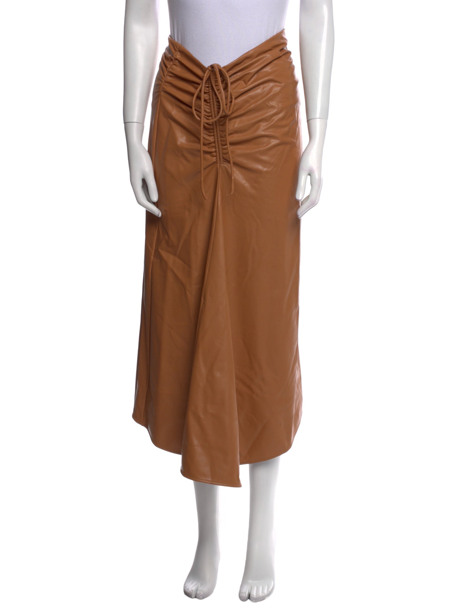 A.L.C. Pleated Accents Midi Length Skirt