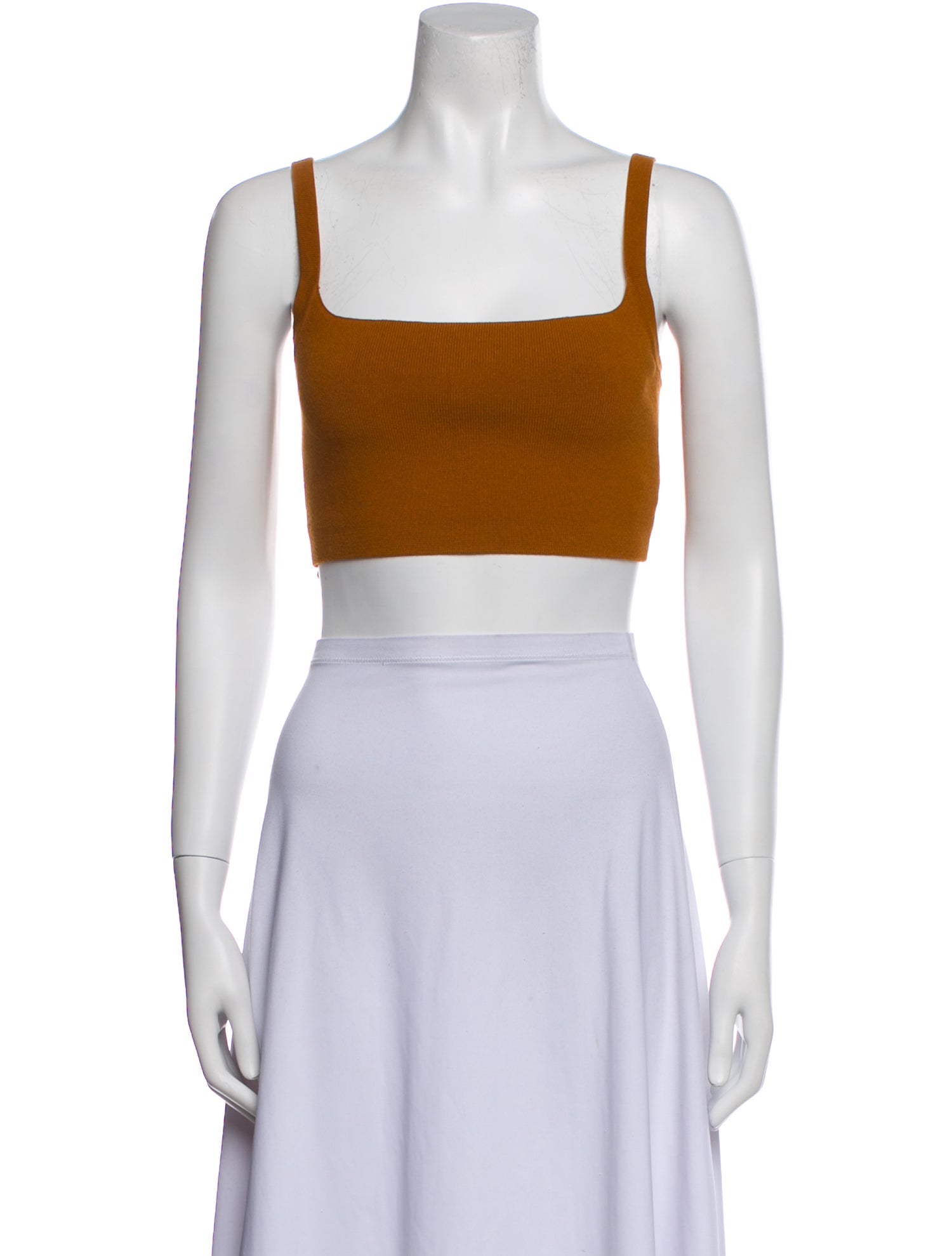 A.L.C. Square Neckline Sleeveless Crop Top