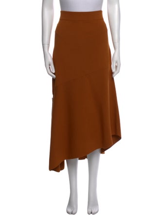 A.L.C. Ruffle Embellishment Midi Length Skirt