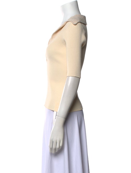 A.L.C. V-Neck Short Sleeve Top