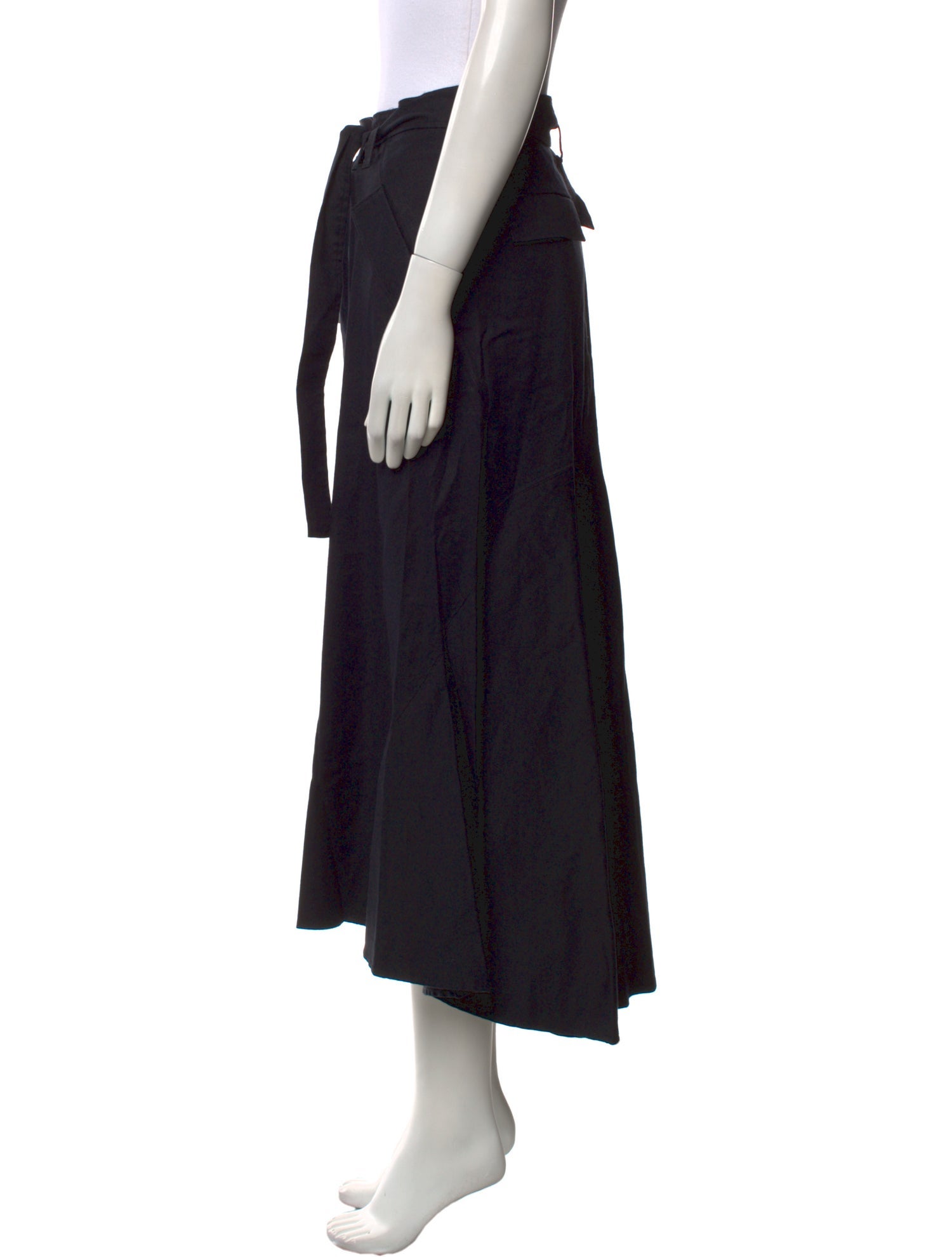 A.L.C. Pleated Accents Midi Length Skirt