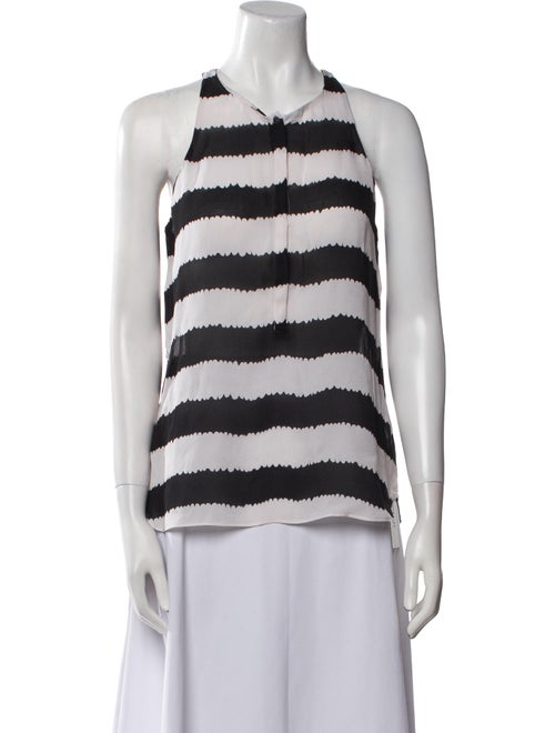 A.L.C. Silk Striped Top