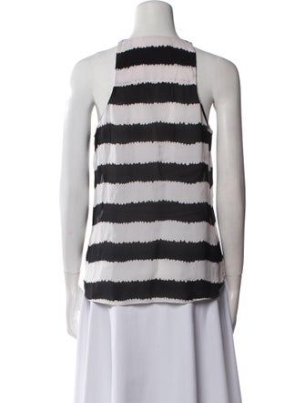 A.L.C. Silk Striped Top