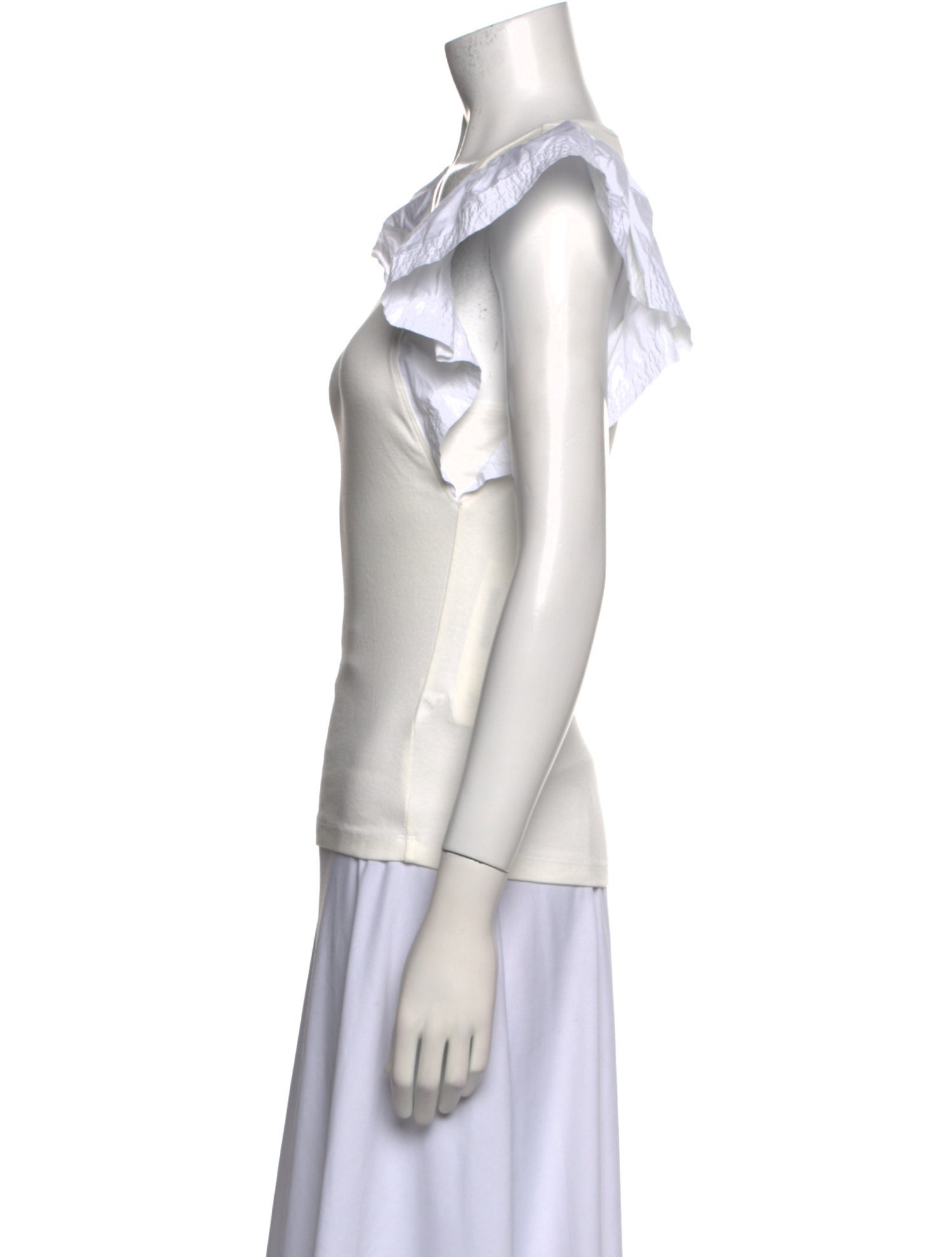 A.L.C. Scoop Neck Short Sleeve T-Shirt