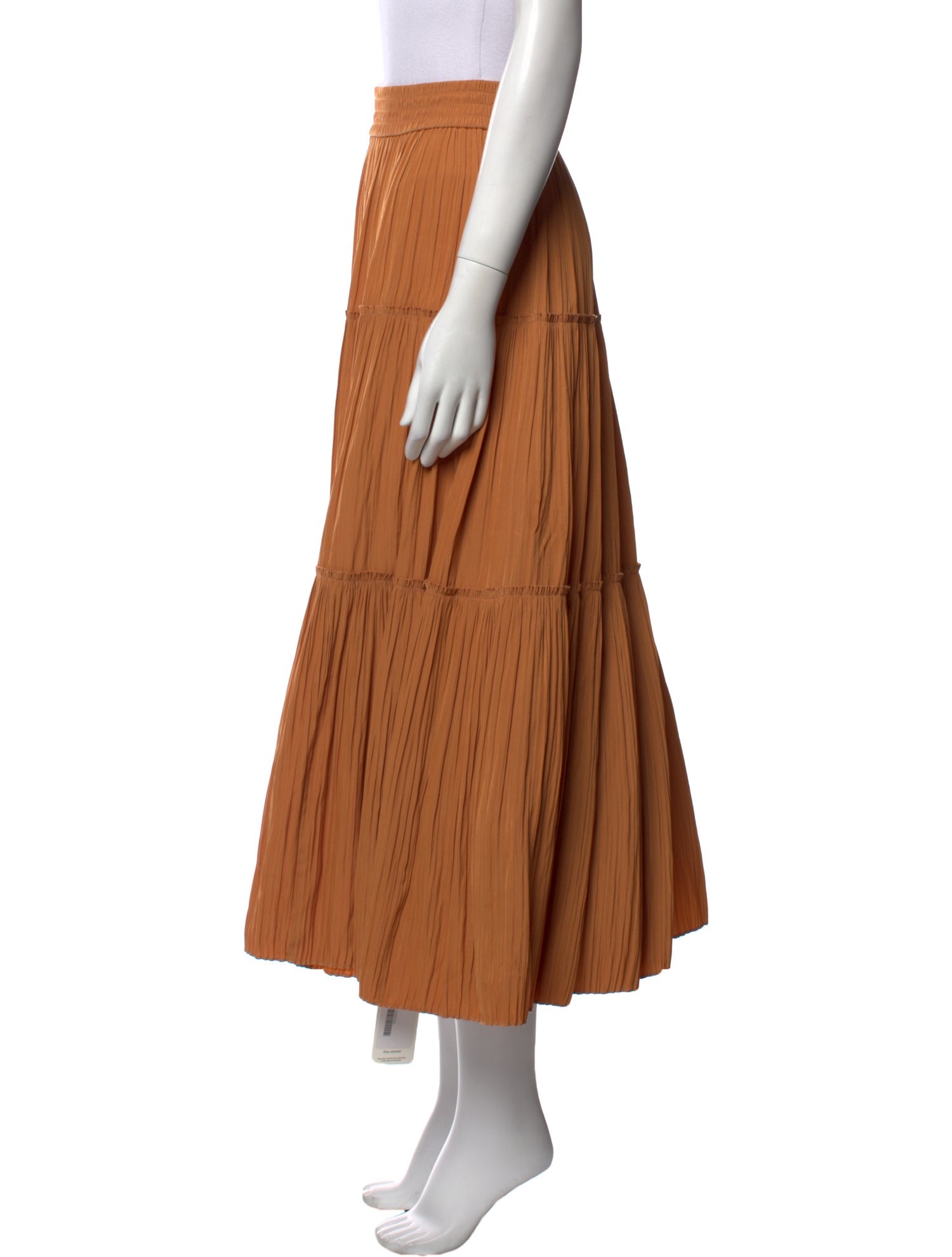 A.L.C. Ruffle Embellishment Midi Length Skirt