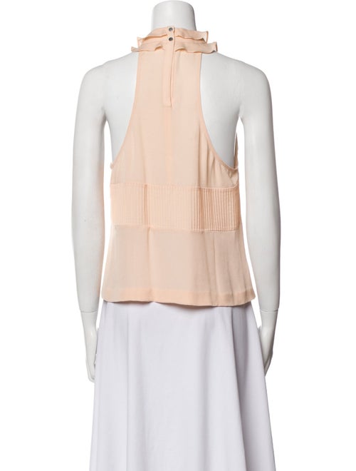 A.L.C. Mock Neck Sleeveless Crop Top