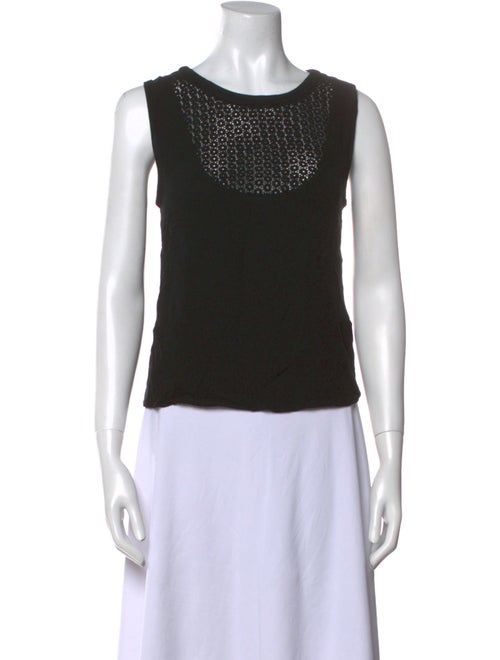 A.L.C. Bateau Neckline Sleeveless Top