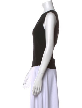 A.L.C. Bateau Neckline Sleeveless Top