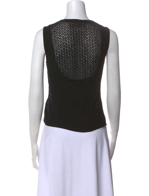 A.L.C. Bateau Neckline Sleeveless Top