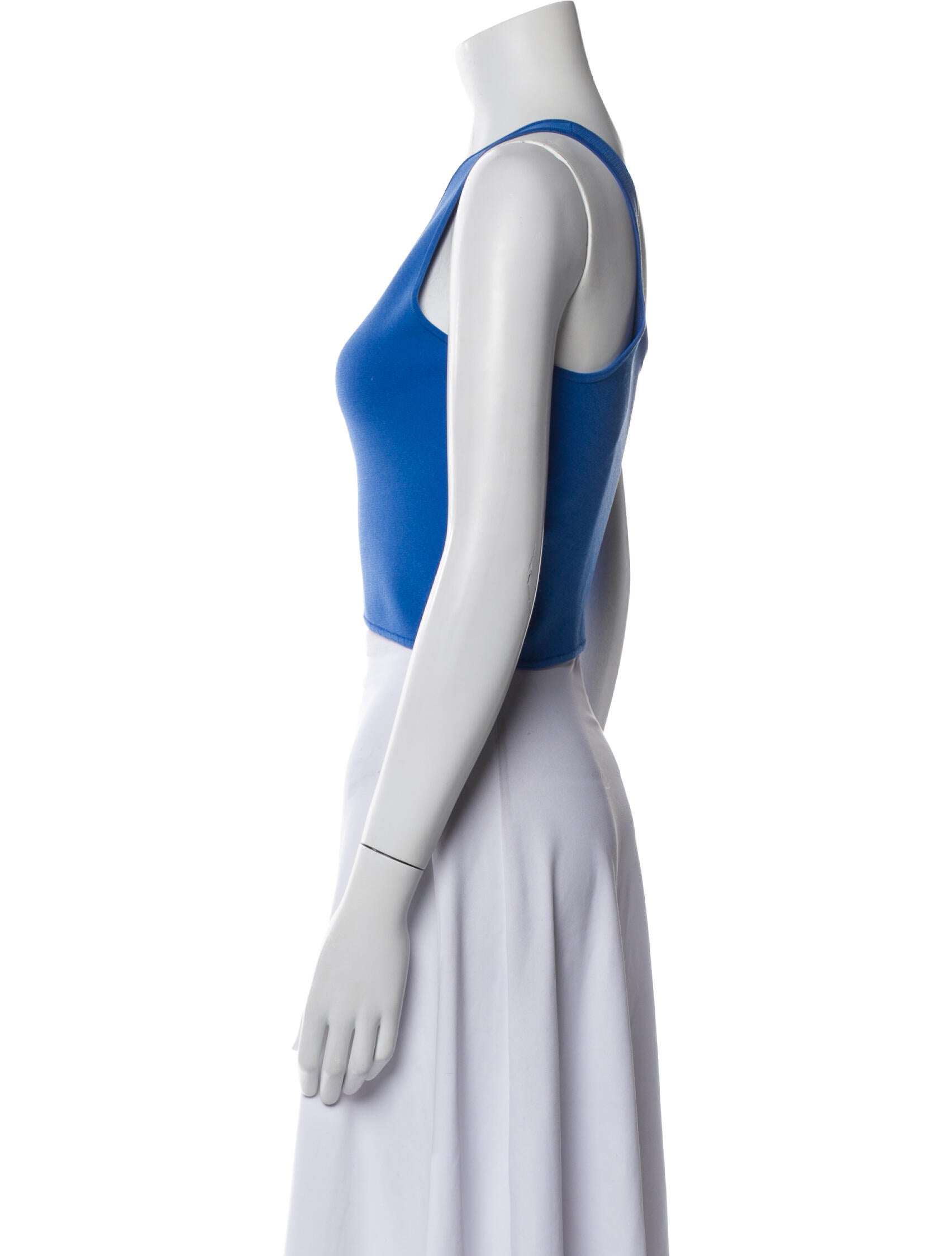 A.L.C. One-Shoulder Sleeveless Crop Top