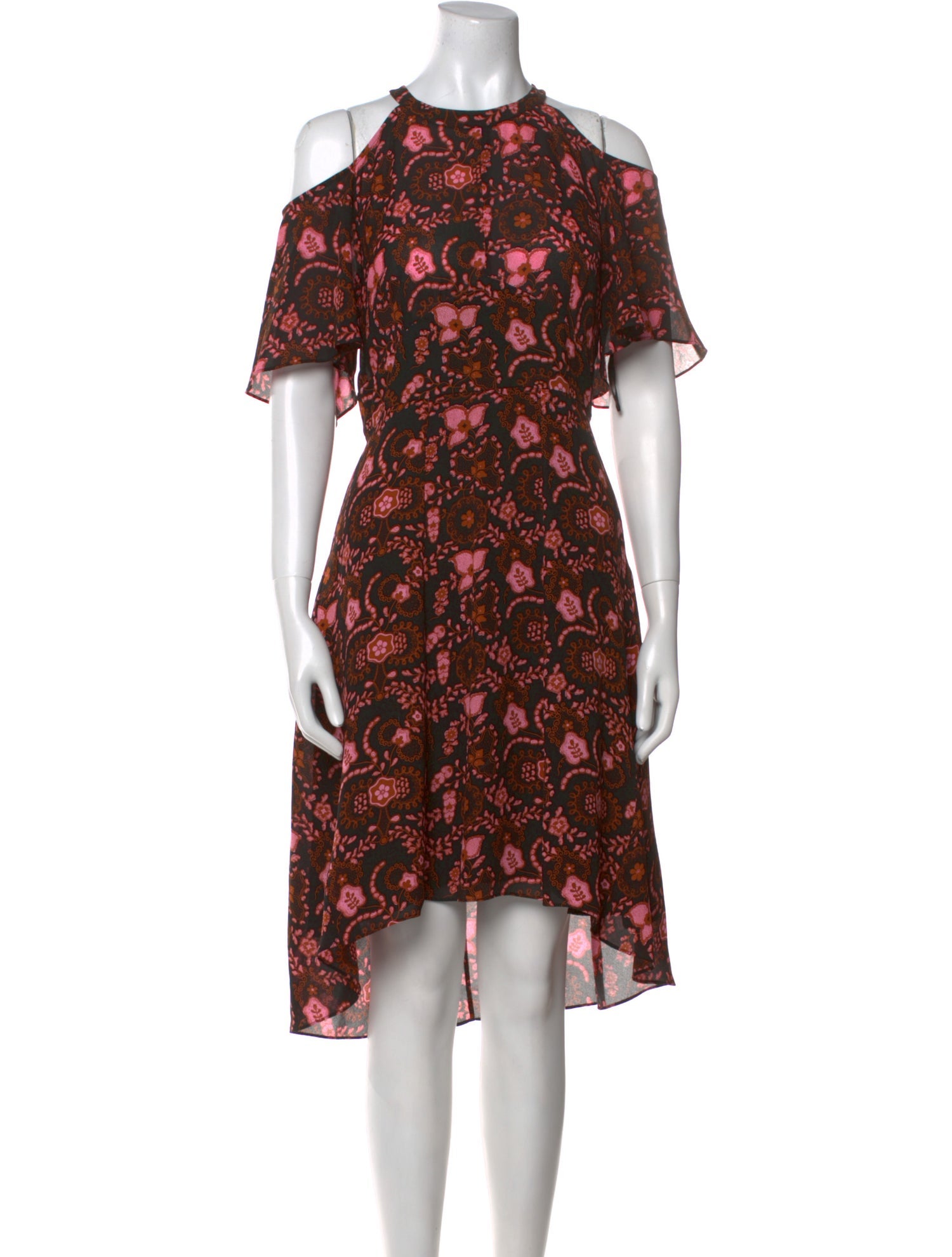 A.L.C. Silk Midi Length Dress