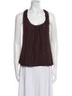 A.L.C. A.L.C Brown Sleeveless Blouse