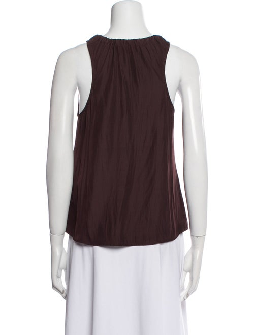 A.L.C. A.L.C Brown Sleeveless Blouse